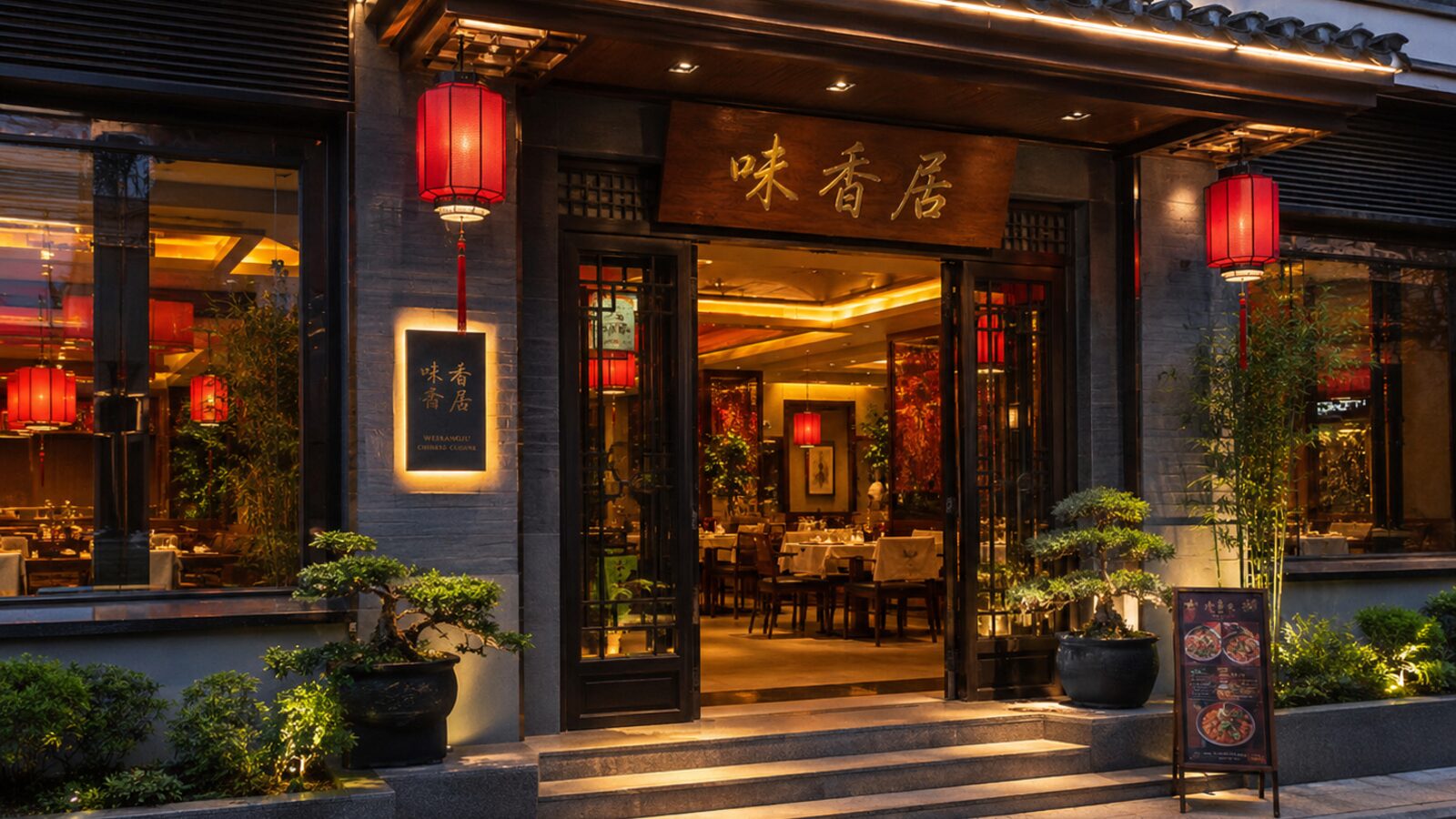 四川 龍泉 の店構え