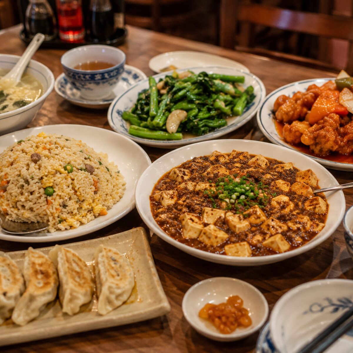 青菜炒め