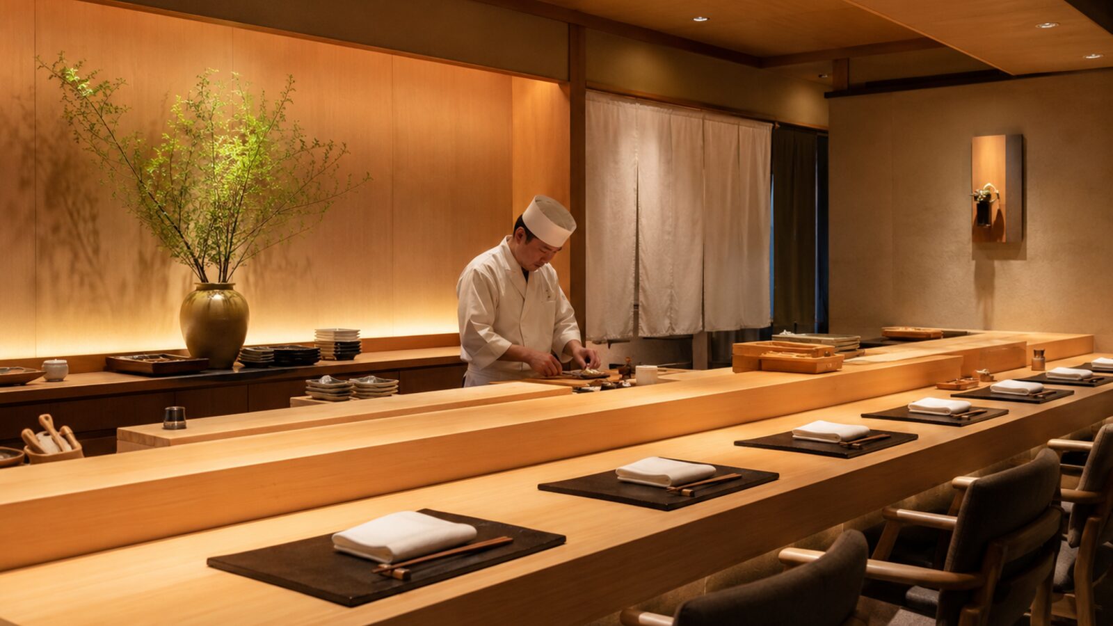鮨 葉月 の店内